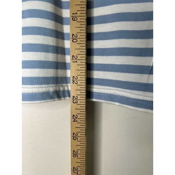 First Issue Liz Claiborne Blue White Striped Cherry Tank y2K Size Medium… - Picture 7 of 11